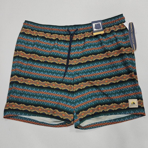 Pendleton Shoreside Hybrid Swim Trunks Mens XL Lined Stretch UPF 50+ 7